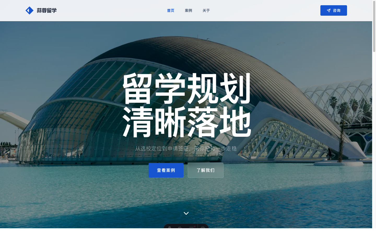杭州蒜蓉留学咨询首页缩略图